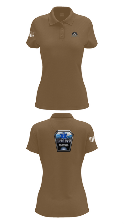 Union Medical Services 64741548 Women's Short Sleeve Performance Polo  - 15