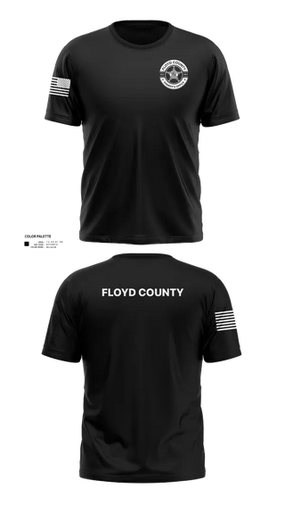 Old School Cotton Feel Shirt, Floyd County Sheriff’s Office, Police, Teamtime, Team time, sublimation, custom sports apparel, team uniforms, spirit wear, spiritwear, sports uniforms, custom shirts, team store, custom team store, fundraiser sports, apparel fundraiser