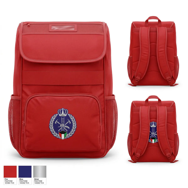 Gear Bag, Kuwait fire force, Fire Department, Teamtime, Team time, sublimation, custom sports apparel, team uniforms, spirit wear, spiritwear, sports uniforms, custom shirts, team store, custom team store, fundraiser sports, apparel fundraiser