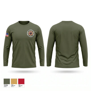 Long Sleeve Performance Shirt, Larimer County Sheriff K9, Police, Teamtime, Team time, sublimation, custom sports apparel, team uniforms, spirit wear, spiritwear, sports uniforms, custom shirts, team store, custom team store, fundraiser sports, apparel fundraiser