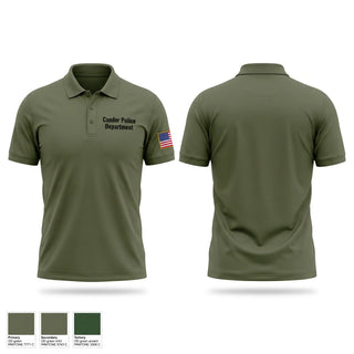 Short Sleeve Performance Polo, Candor Police Department, Police, Teamtime, Team time, sublimation, custom sports apparel, team uniforms, spirit wear, spiritwear, sports uniforms, custom shirts, team store, custom team store, fundraiser sports, apparel fundraiser