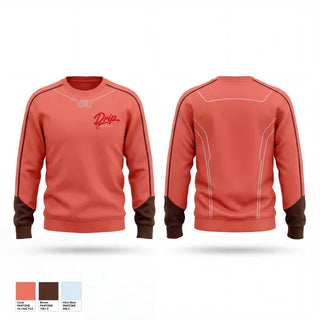 Crew Neck Sweatshirt, Drip season, Ice Hockey, Teamtime, Team time, sublimation, custom sports apparel, team uniforms, spirit wear, spiritwear, sports uniforms, custom shirts, team store, custom team store, fundraiser sports, apparel fundraiser