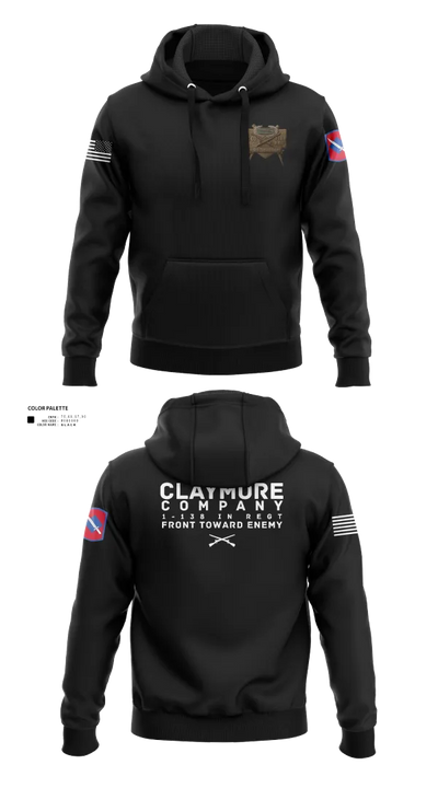 C CO 1-138 IN REGT 407460 Hoodie - 100