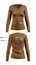 H2F, 2nd Mobile Brigade, 25th Infantry Division Women's Long Sleeve V-neck Shirt - 7