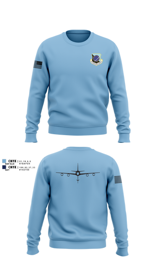Crew Neck Sweatshirt, 92 OG, Air Force, Teamtime, Team time, sublimation, custom sports apparel, team uniforms, spirit wear, spiritwear, sports uniforms, custom shirts, team store, custom team store, fundraiser sports, apparel fundraiser