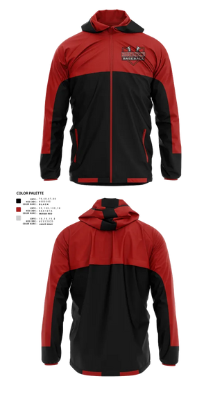 Windbreaker, Oklahoma Roughnecks, Baseball, Teamtime, Team time, sublimation, custom sports apparel, team uniforms, spirit wear, spiritwear, sports uniforms, custom shirts, team store, custom team store, fundraiser sports, apparel fundraiser