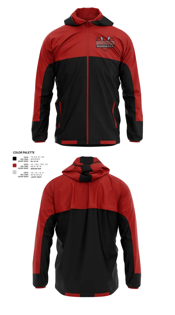 Windbreaker, Oklahoma Roughnecks, Baseball, Teamtime, Team time, sublimation, custom sports apparel, team uniforms, spirit wear, spiritwear, sports uniforms, custom shirts, team store, custom team store, fundraiser sports, apparel fundraiser