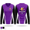 Purple Havoc 24191485 Women's Long Sleeve V-neck Shirt - 1