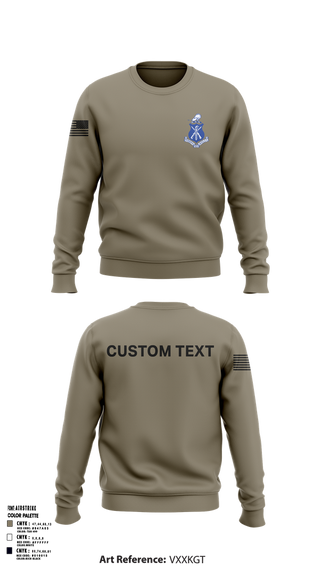 Crew Neck Sweatshirt, Pershing Rifles Kilo 8, , Teamtime, Team time, sublimation, custom sports apparel, team uniforms, spirit wear, spiritwear, sports uniforms, custom shirts, team store, custom team store, fundraiser sports, apparel fundraiser
