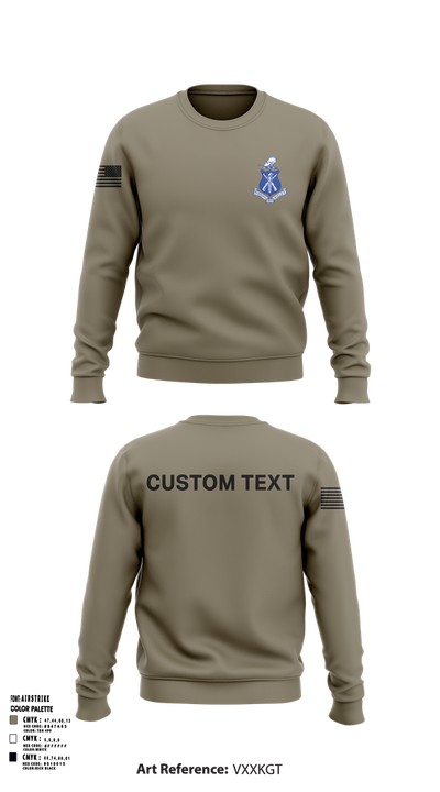 Pershing Rifles Kilo 8 88766737 Crew Neck Sweatshirt - 111