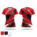 20 63390419 Women's Short Sleeve V-neck Shirt - 1