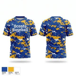 Short Sleeve Performance Shirt, Oconto Baseball, Baseball, Teamtime, Team time, sublimation, custom sports apparel, team uniforms, spirit wear, spiritwear, sports uniforms, custom shirts, team store, custom team store, fundraiser sports, apparel fundraiser