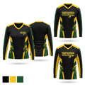 Warriors Women's Long Sleeve V-neck Shirt - 1