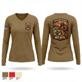 VRA-J, Okinawa 71317559 Women's Long Sleeve V-neck Shirt - 1