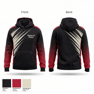 Hoodie, House of Power, Rugby, Teamtime, Team time, sublimation, custom sports apparel, team uniforms, spirit wear, spiritwear, sports uniforms, custom shirts, team store, custom team store, fundraiser sports, apparel fundraiser