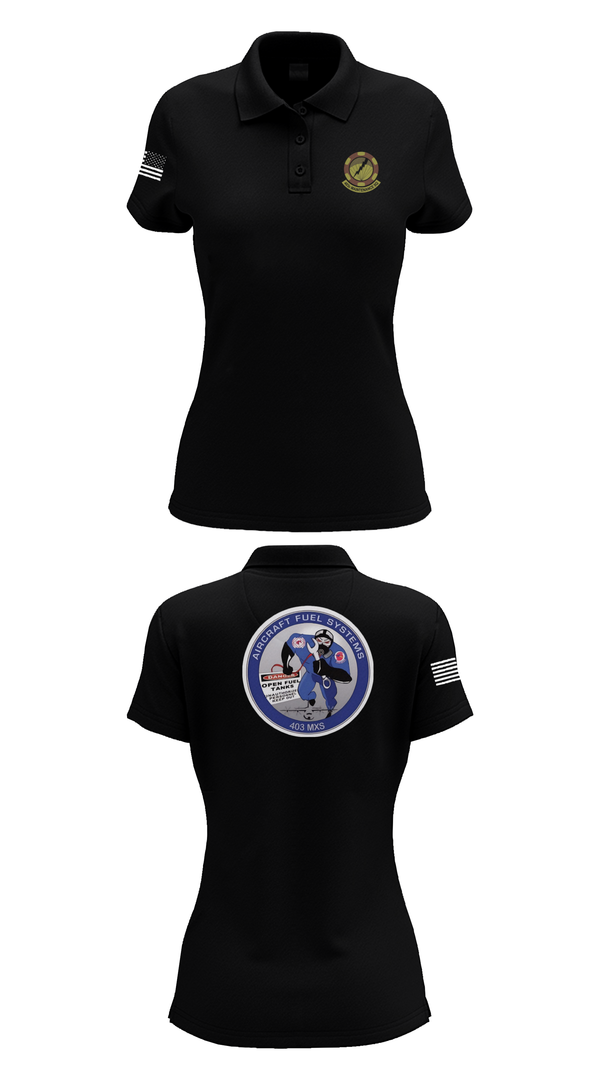 Womens Short Sleeve Performance Polo, 403 MXS, , Teamtime, Team time, sublimation, custom sports apparel, team uniforms, spirit wear, spiritwear, sports uniforms, custom shirts, team store, custom team store, fundraiser sports, apparel fundraiser