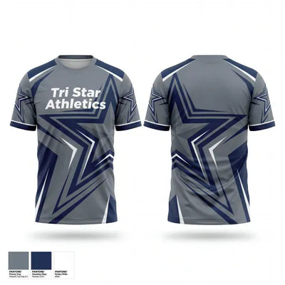 Tri Star Athletics 49384812 Old School Cotton Feel Shirt - 1