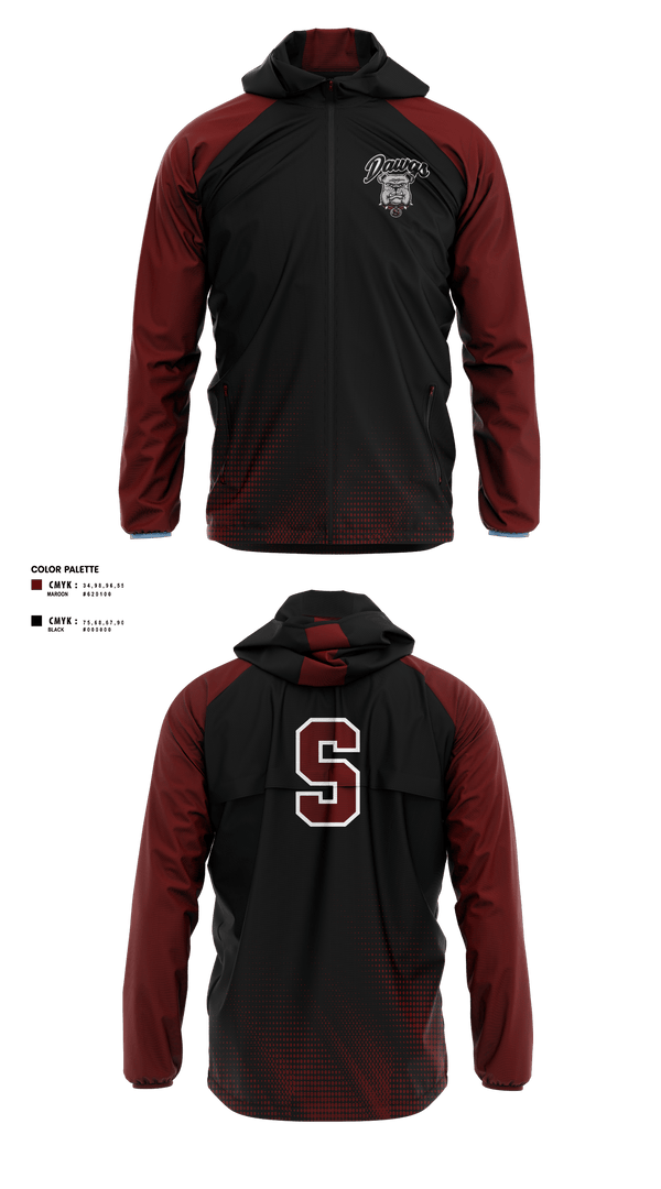 Windbreaker, Sobrato HS Bulldogs, , Teamtime, Team time, sublimation, custom sports apparel, team uniforms, spirit wear, spiritwear, sports uniforms, custom shirts, team store, custom team store, fundraiser sports, apparel fundraiser