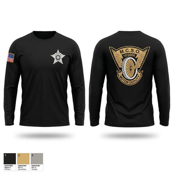 Long Sleeve Performance Shirt, MCSO trafficMotors, Police, Teamtime, Team time, sublimation, custom sports apparel, team uniforms, spirit wear, spiritwear, sports uniforms, custom shirts, team store, custom team store, fundraiser sports, apparel fundraiser
