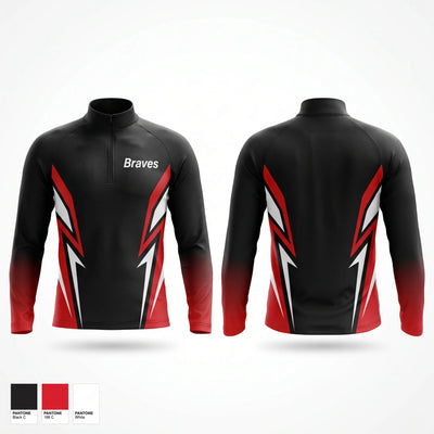Braves Quarter Zip Jacket - 1