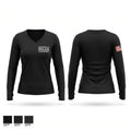 Naperville Police Department Women's Long Sleeve V-neck Shirt - 1
