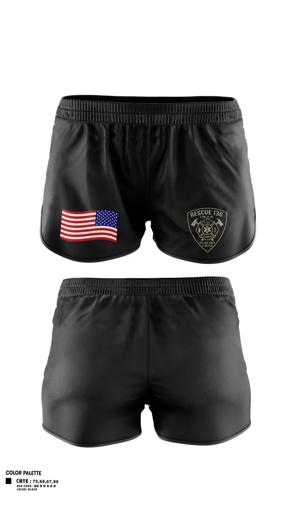 Ranger Panties, Rescue 136, Fire Department, Teamtime, Team time, sublimation, custom sports apparel, team uniforms, spirit wear, spiritwear, sports uniforms, custom shirts, team store, custom team store, fundraiser sports, apparel fundraiser