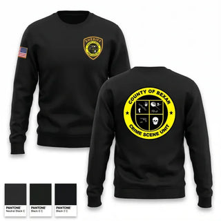 Crew Neck Sweatshirt, Crime Scene Unit, Police, Teamtime, Team time, sublimation, custom sports apparel, team uniforms, spirit wear, spiritwear, sports uniforms, custom shirts, team store, custom team store, fundraiser sports, apparel fundraiser