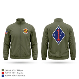 Windbreaker, FMTC Division School, Marines, Teamtime, Team time, sublimation, custom sports apparel, team uniforms, spirit wear, spiritwear, sports uniforms, custom shirts, team store, custom team store, fundraiser sports, apparel fundraiser