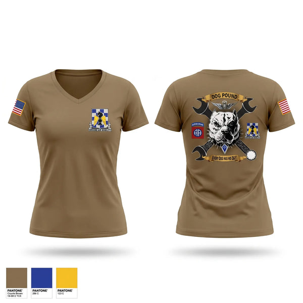Womens Short Sleeve Vneck Shirt, 2-82 Corsair, Army, Teamtime, Team time, sublimation, custom sports apparel, team uniforms, spirit wear, spiritwear, sports uniforms, custom shirts, team store, custom team store, fundraiser sports, apparel fundraiser