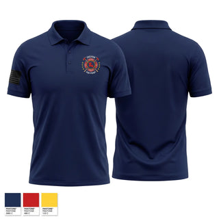 Short Sleeve Performance Polo, Oak Point ERT, Fire Department, Teamtime, Team time, sublimation, custom sports apparel, team uniforms, spirit wear, spiritwear, sports uniforms, custom shirts, team store, custom team store, fundraiser sports, apparel fundraiser