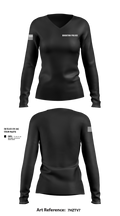 Broxton police 36855501 Women's Long Sleeve V-neck Shirt - 1