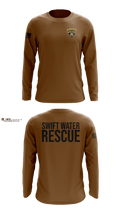 WV DNR Swift Water Rescue 69124676 Long Sleeve Performance Shirt - 100