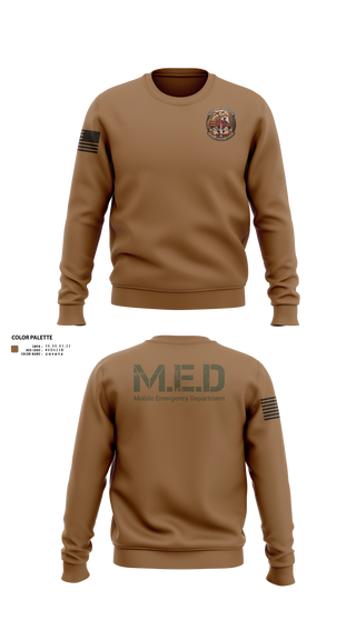Crew Neck Sweatshirt, PHX NUC MED, Air Force, Teamtime, Team time, sublimation, custom sports apparel, team uniforms, spirit wear, spiritwear, sports uniforms, custom shirts, team store, custom team store, fundraiser sports, apparel fundraiser
