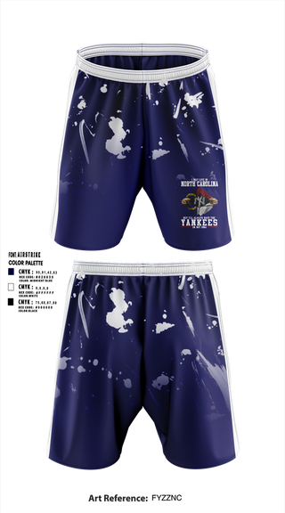Athletic Shorts With Pockets, New York Yankees, Baseball, Teamtime, Team time, sublimation, custom sports apparel, team uniforms, spirit wear, spiritwear, sports uniforms, custom shirts, team store, custom team store, fundraiser sports, apparel fundraiser