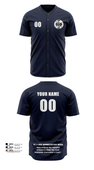 Full Button Baseball Jersey, Joint Base San Antonio 4A/MSC, , Teamtime, Team time, sublimation, custom sports apparel, team uniforms, spirit wear, spiritwear, sports uniforms, custom shirts, team store, custom team store, fundraiser sports, apparel fundraiser