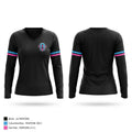 Ohio Diamonds Women's Long Sleeve V-neck Shirt - 1