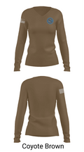 Blue Tide Battalion 71276449 Women's Long Sleeve V-neck Shirt - 17