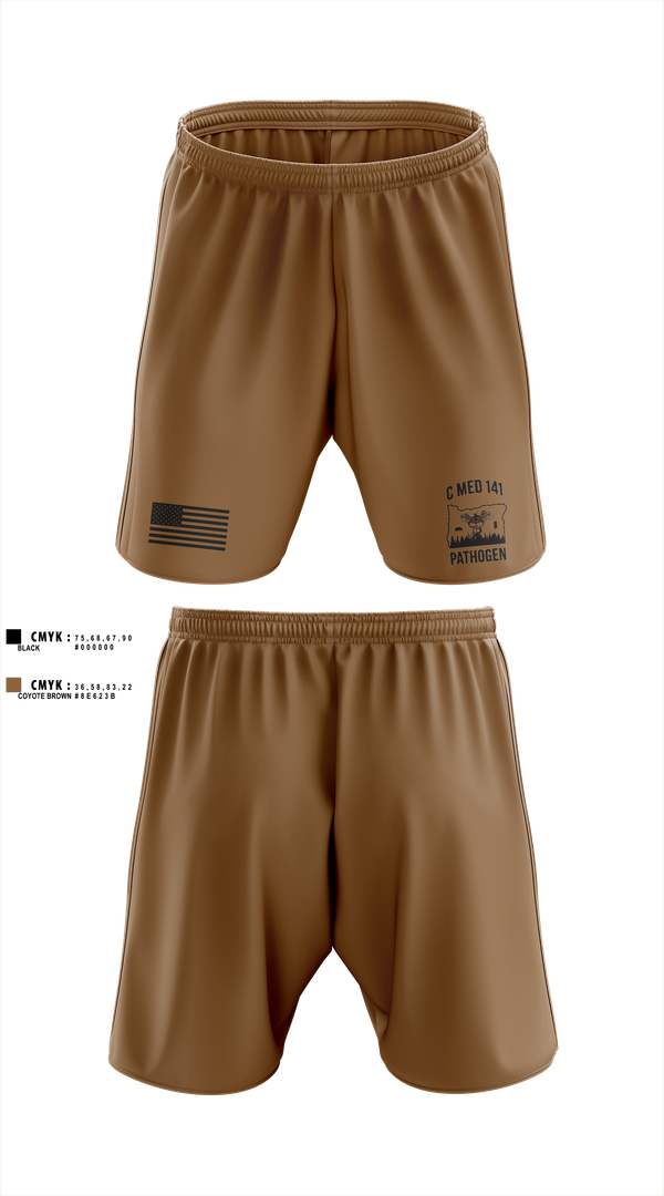 Athletic Shorts With Pockets, C Med, National Guard, Teamtime, Team time, sublimation, custom sports apparel, team uniforms, spirit wear, spiritwear, sports uniforms, custom shirts, team store, custom team store, fundraiser sports, apparel fundraiser