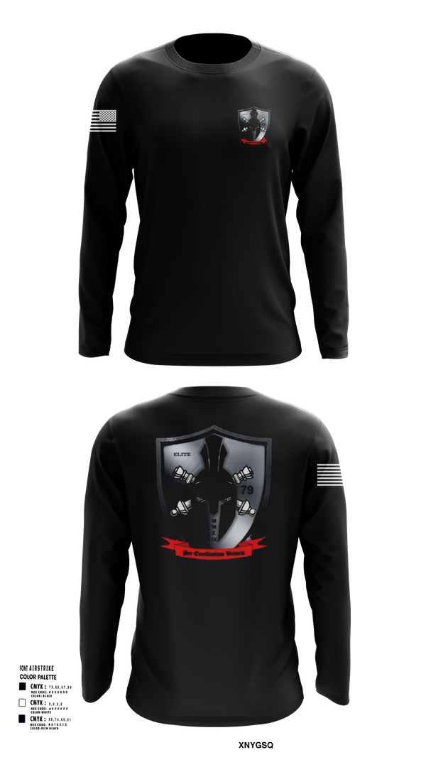 Long Sleeve Performance Shirt, E/1-79 FA, , Teamtime, Team time, sublimation, custom sports apparel, team uniforms, spirit wear, spiritwear, sports uniforms, custom shirts, team store, custom team store, fundraiser sports, apparel fundraiser