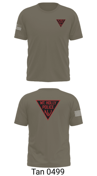 Old School Cotton Feel Shirt, Mount Holly Police, Police, Teamtime, Team time, sublimation, custom sports apparel, team uniforms, spirit wear, spiritwear, sports uniforms, custom shirts, team store, custom team store, fundraiser sports, apparel fundraiser
