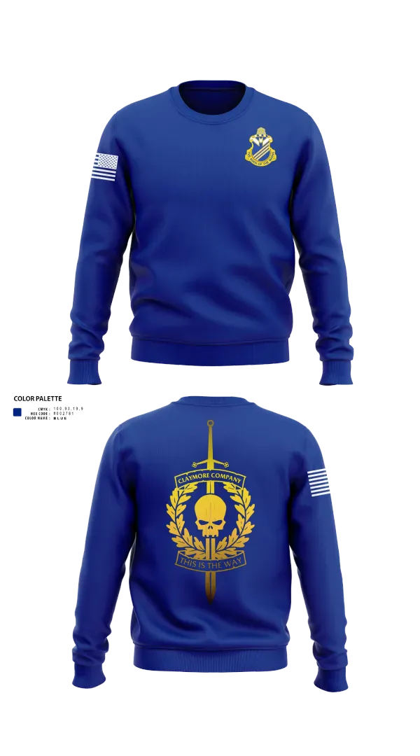 Crew Neck Sweatshirt, Claymore Company, , Teamtime, Team time, sublimation, custom sports apparel, team uniforms, spirit wear, spiritwear, sports uniforms, custom shirts, team store, custom team store, fundraiser sports, apparel fundraiser