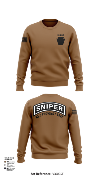 Crew Neck Sweatshirt, , National Guard, Teamtime, Team time, sublimation, custom sports apparel, team uniforms, spirit wear, spiritwear, sports uniforms, custom shirts, team store, custom team store, fundraiser sports, apparel fundraiser