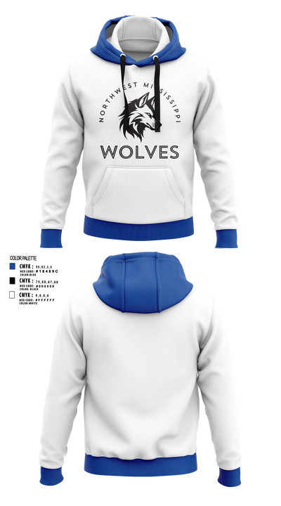 Northwest Mississippi Wolves Hoodie - 3