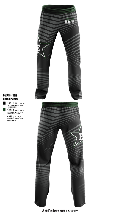Estacada High School Wrestling Sweatpants - 1