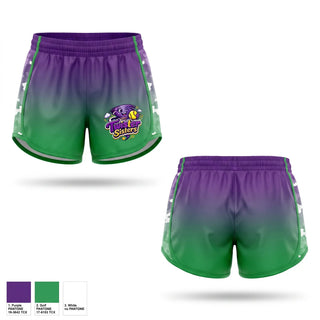 Womens Shorts, Twister Sisters, Softball, Teamtime, Team time, sublimation, custom sports apparel, team uniforms, spirit wear, spiritwear, sports uniforms, custom shirts, team store, custom team store, fundraiser sports, apparel fundraiser