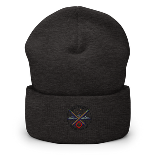 RCKT BTRY D 2nd BN 14th MAR 78897575 Cuffed Beanie | Yupoong 1501KC