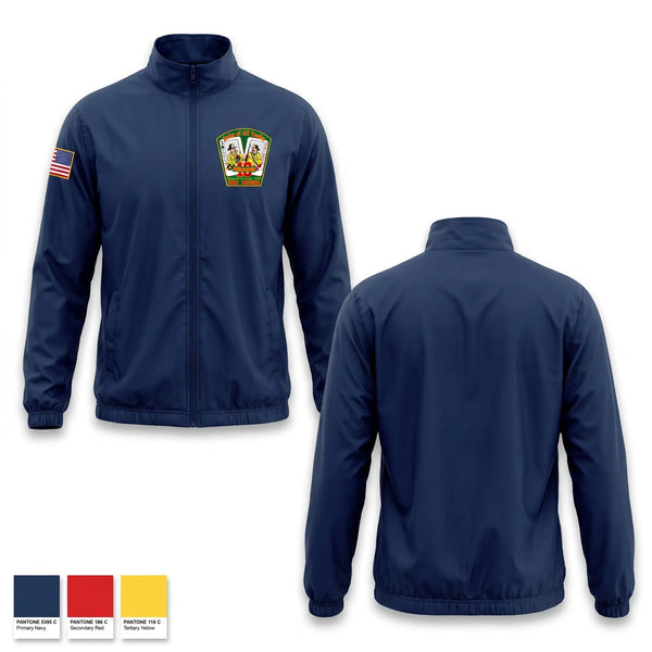 Windbreaker, Howard County Fire and Rescue, Fire Department, Teamtime, Team time, sublimation, custom sports apparel, team uniforms, spirit wear, spiritwear, sports uniforms, custom shirts, team store, custom team store, fundraiser sports, apparel fundraiser