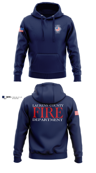 Hoodie, Laurens County Fire Department, Fire Department, Teamtime, Team time, sublimation, custom sports apparel, team uniforms, spirit wear, spiritwear, sports uniforms, custom shirts, team store, custom team store, fundraiser sports, apparel fundraiser