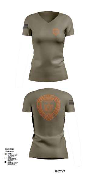 Womens Short Sleeve Vneck Shirt, Green Haven CERT, , Teamtime, Team time, sublimation, custom sports apparel, team uniforms, spirit wear, spiritwear, sports uniforms, custom shirts, team store, custom team store, fundraiser sports, apparel fundraiser
