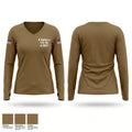 A Battery, 1-6 FA, A MST Women's Long Sleeve V-neck Shirt - 1